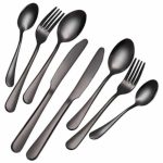 Killer Deals Kitchen Cutlery Stainless Steel Dining Set ?black X8 Combo - Best Bargains Online