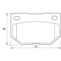 Kbc Brake Pads Rear For Nissan - Spares Direct