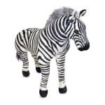 4AKID Melissa & Doug - Plush Zebra