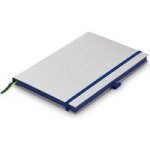 Lamy A6 Ruled Notebook - Ocean Blue And Silver Hardcover