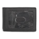 Black Id & Money Clip Wallet