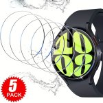 5PCS Tempered Glass Screen Protector For Samsung For Galaxy Watch Series - Anti-scratch Clear Cover Film For Watch 5 Pro 45MM Wa