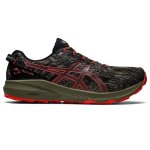 ASICS Men's Fuji Lite 3 Trail -mantle Green cherry Tomato - UK6.5