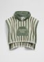 Australian Cotton Stripe Logo Poncho
