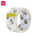 Deli Packing Tape 48MM 50M 48UM Transparent 6 Pcs – E37661