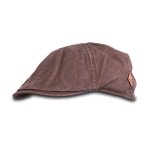 WBM844 Chocolate Leatherette Ivy Cap