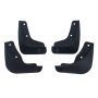 Rubber Mudflaps Compatible With Kia Picanto 2011-2018 - Black - Set