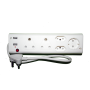 Multiplug - 5 WAY:2X16A-2XNEW16A-SCHUKO 5A-2XUSB