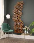 The Hive Wine Display - Rust Coat