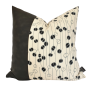 Dark Faux Leather & Pattern Scatter Cover 2