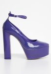 Kamilia Platform Heel - Dark Purple
