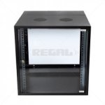 Hikvision Cabinet 12U Wall Box Swingframe 600MM Incl Fan & Power