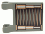 Parts Tflag 2 X 2 Square With Copper Silver And Black Grille Pattern 2335PX16