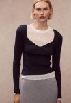 Corset-style Top - Dark Grey
