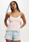 Cotton On Haven Button Front Cami - Cherry Blossom