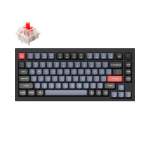 Q1 75% Red G Pro Switches Aluminium Rgb Wired Keyboard Black Q1-M1