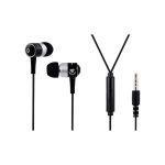 Volkano Metallic Series Earphones With MIC - Black