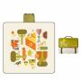 - Portable Outdoor Picnic Mat With Artist Illustrations - Deer Camp