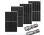 Ecco 410W Mono Solar Panel And Stier Torch - 4 Pack Combo