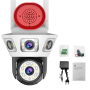 4MP Automatic Tracking Wifi Security Camera System+alarm Notifications