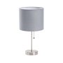 - Brody Metal Base - Grey Fabric Shade