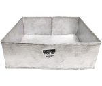 Galvanized Baking Pan 10& Square 10CM