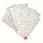 12 Sheets Of Number Stickers Calendar Stickers Planner Stickers Days Plan Sticker Scrapbook Stickers Notebook Stickers For Decor