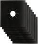 Inovv Stove Burner Covers - Gas Stove Protectors Non-stick Black 8 Pack