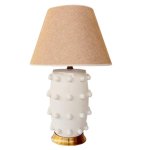 Bobble Ceramic Table Lamp - White