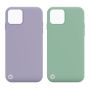 Toni Twin Silicone Case Apple Iphone 12 Pro Max - Violet/turquoise