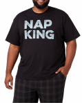Mens Nap King Pj Top - 7XL Black