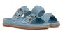 Ladies - Delilah Sliders Double-buckle Sandals - Denim
