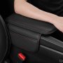 Universal Pu Leather Car Armrest Cushion With Dual Side Storage Pockets For Phones And Cards 1PC Auto Center Console Cover Protector Interior Accessories