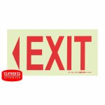 Parrot Photoluminescent 190MM E5 Safety Sign