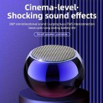 Good-looking Small Steel Speaker: Portable Music Player MINI M3 Wireless Speaker With Subwoofer HD Surround Sound Outdoor Compat