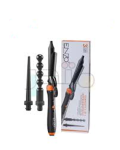 ENZOEN-9114 Ceramic Electric Curling Iron 3-IN-1 With Replaceable Curling Tools