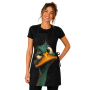 Polyester Apron - Funny Duck Design - Black