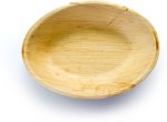 Eco Friendly Oval Palm Leaf Salad Bowl 30CM Tray