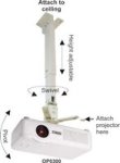 Parrot Ceiling Mount Bracket Projector