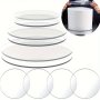 3PCS Acrylic Cake Boards Set - Versatile Round Discs For Decorating & Baking Perfect For Birthday Parties & Holidays