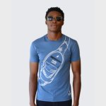 Pure Sling T-Shirt Grey Blue