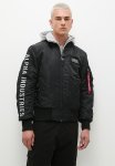 Alpha Industries MA-1 Dtec Se - Black & Grey
