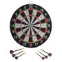 Flocked Pro Tournament Dart Board 46CM And 6X 18GRAM Darts