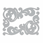 Chipboard Filigree French Lrg 2'S