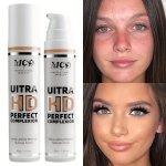 9 Shades Full Coverage Concealer Natural Matte Finish Waterproof Long Lasting Liquid Foundation Suitable For Concealing Dark Cir