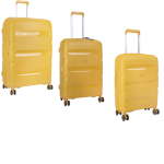 Cellini Cruze 3 Piece Set-yellow - Ys Travel Bags