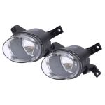 Bumper Fog Lights/lamps Compatible With Audi A4 2005-2007 - Black - Set