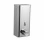 800ML - Soap Dispenser Stainless Steel With Plastic Inner Liquid Sanitizer Stand Soap Wall Mount Liquid Dispenser Silver 800 Ml