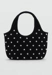 Lunares Top Handle Bag-black
