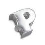 A3 - 925 Sterling Silver Letters Or Initials European Charm Beads From A-z - P